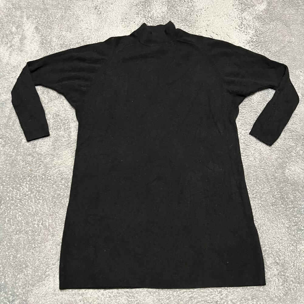 Hatch Maternity Sweater Womens Small Turtleneck Merino Wool Cashmere Black
